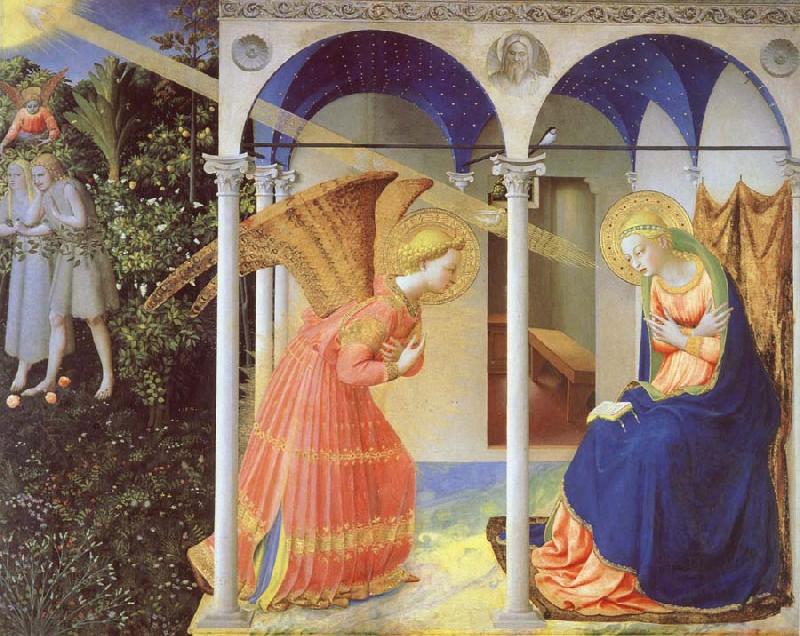Fra Angelico Detail of the Annunciation France oil painting art